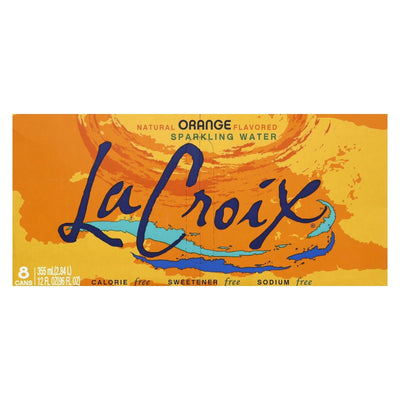 Lacroix - Sparkling Water - Orange - Case Of 3 - 8/12 Fl Oz. - Orca Market