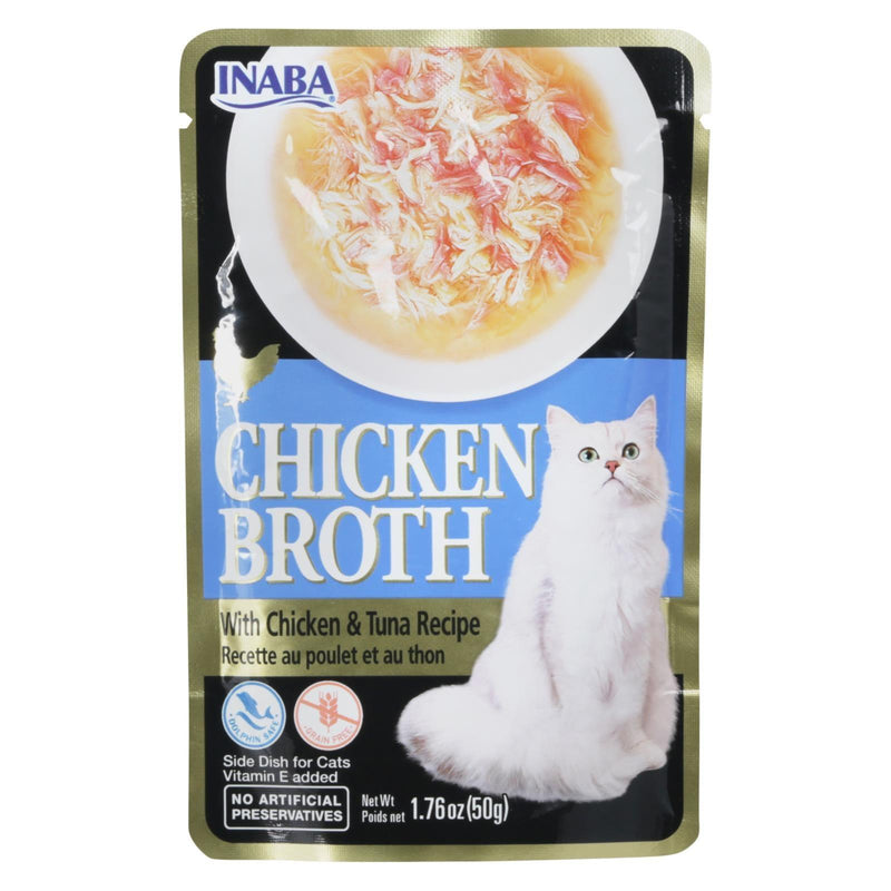 Inaba - Cat Food Chicken Tuna Broth - Case Of 8-1.76 Oz - Orca Market