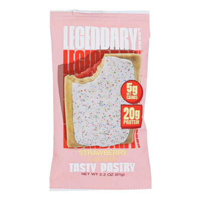 Legendary Foods - Tasty Pastry Strawberry - Case Of 10-2.2 Oz - Orca Market