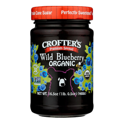 Crofters - Premium Spread Wild Blueberry - Case Of 6-16.5 Oz - Orca Market