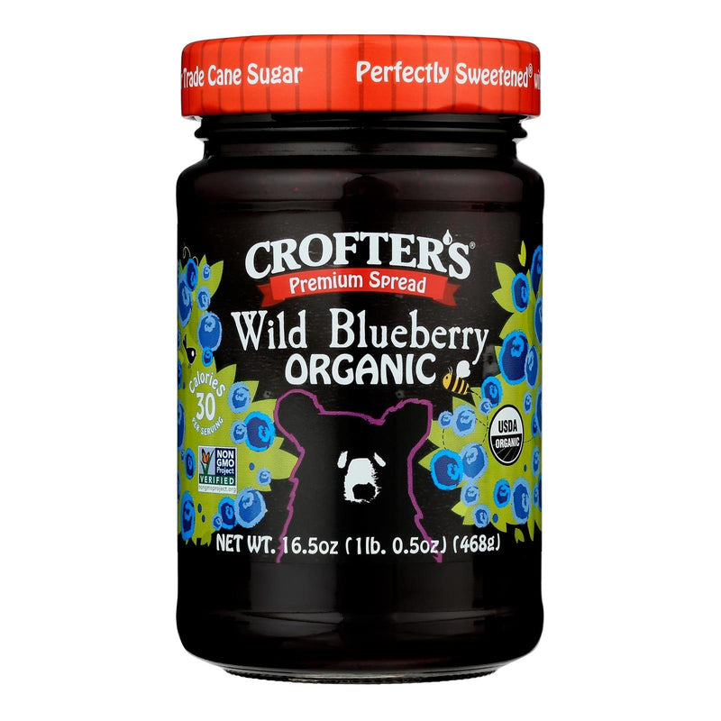 Crofters - Premium Spread Wild Blueberry - Case Of 6-16.5 Oz - Orca Market