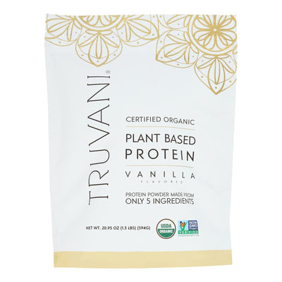 Truvani - Protein Powder Vanilla - 1 Each-20.95 Oz - Orca Market