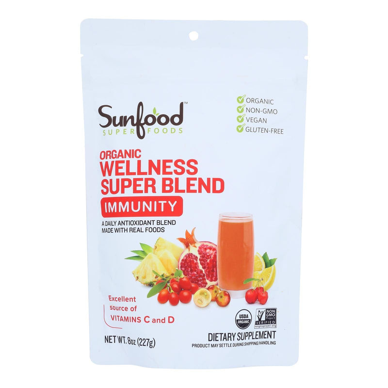 Sunfood - Immunity Super Blend Wellness - 1 Each-8 Oz - Orca Market