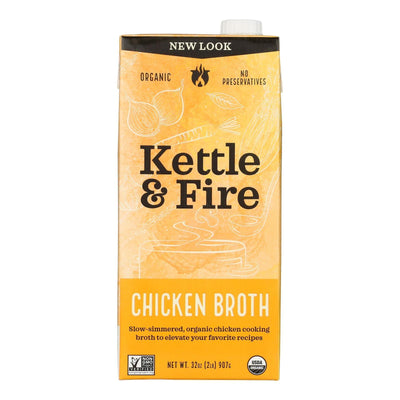 Kettle And Fire - Broth Chicken - Case Of 6-32 Oz - Orca Market