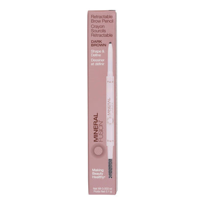 Mineral Fusion - Brow Pencil Dark Brown - 1 Each-.003 Oz - Orca Market