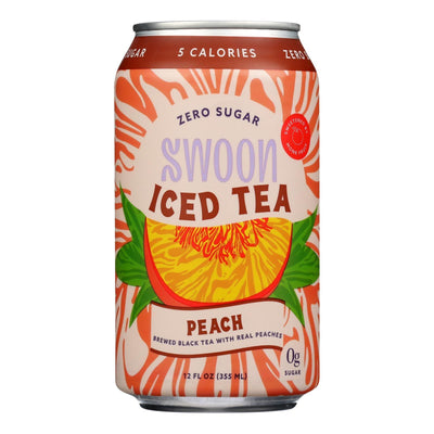 Swoon - Iced Tea Peach Zero Sugar - Case Of 12-12 Fz - Orca Market