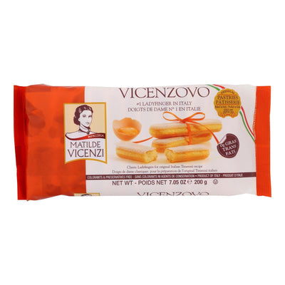 Vicenzi - Cookie Vicenzovo Ldyfngr - Case Of 12 - 7.05 Oz - Orca Market