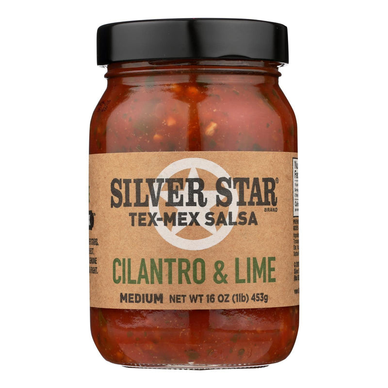 Silver Star - Salsa Cilantro & Lime Medium - Case Of 6 - 16 Oz - Orca Market