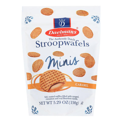 Daelmans Stroopwafel - Caramel - Mini - Case Of 10 - 5.29 Oz - Orca Market