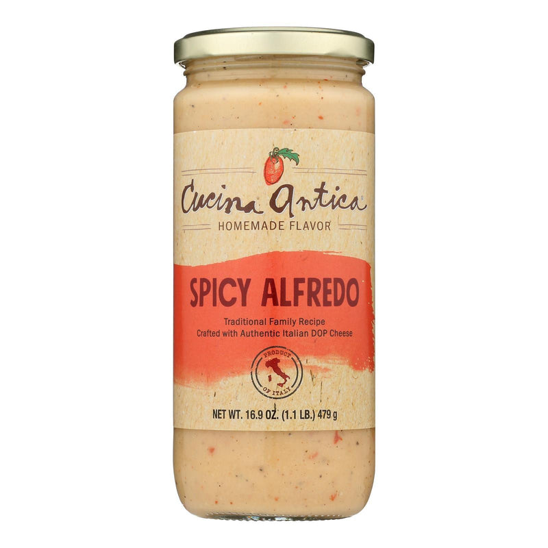 Cucina Antica - Alfredo Sauce Spicy - Case Of 6-16.9 Oz - Orca Market