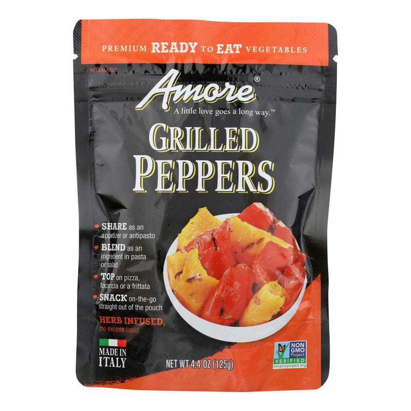 Amore Grilled Peppers - Case Of 10 - 4.4 Oz - Orca Market