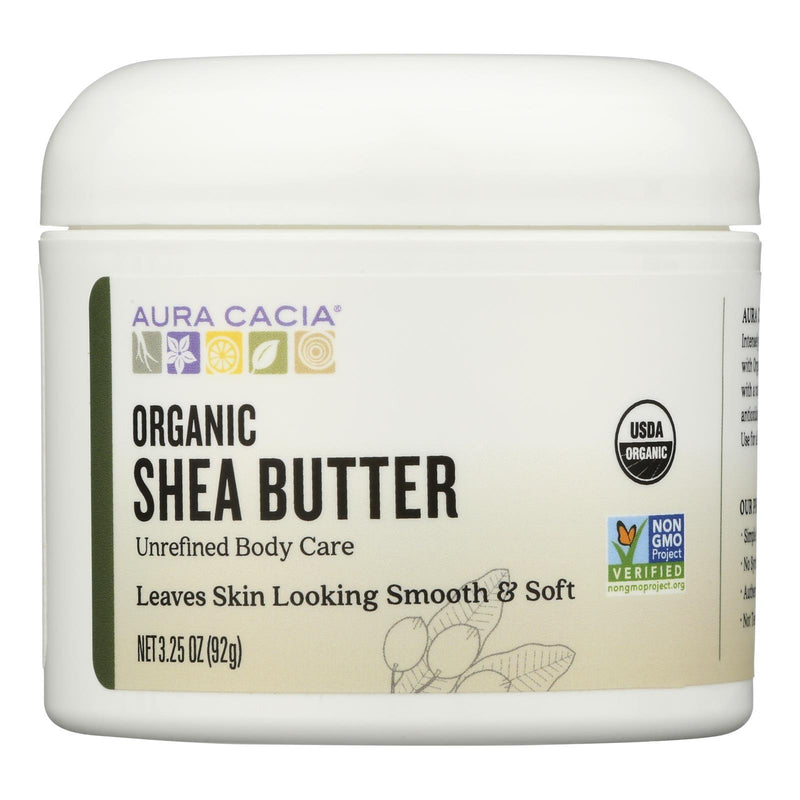 Aura Cacia - Body Butter Shea Unrf - 1 Each - 3.25 Fz - Orca Market