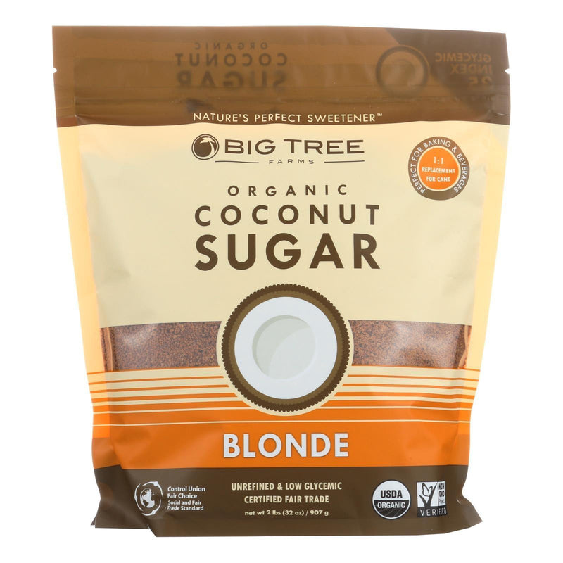 Big Tree Farms Organic Coconut Sugar - Blonde - Case Of 6 - 32 Oz. - Orca Market