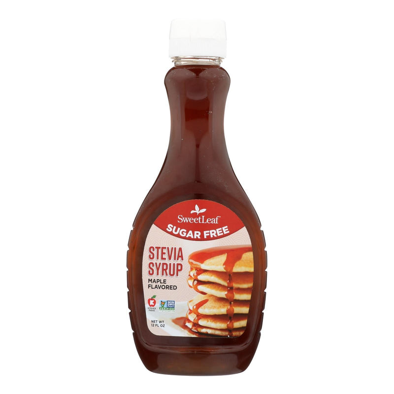 Sweet Leaf - Stevia Syrup Maple - Case Of 6 - 12 Fz - Orca Market