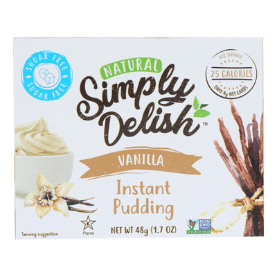 Simply Delish Pudding Mix - Vanilla - Case Of 6 - 1.7 Oz - Orca Market