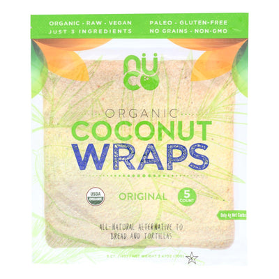 Nuco Original Organic Coconut Wraps - Case Of 12 - 2.47 Oz - Orca Market