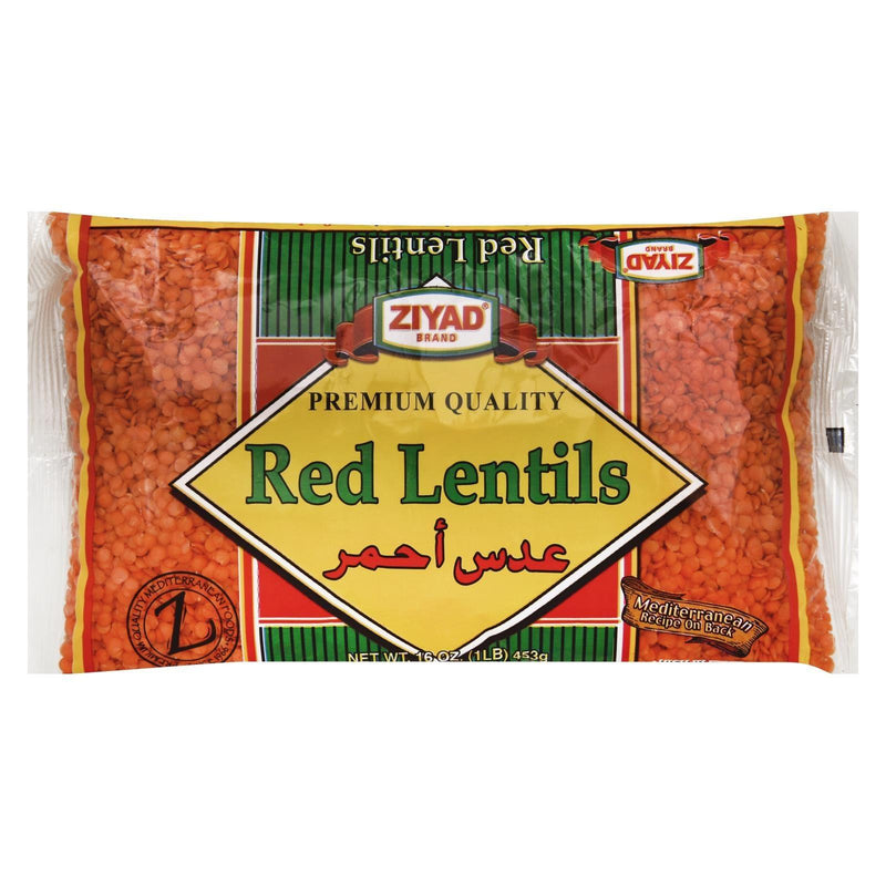 Ziyad - Beans Red Lentil - Case Of 6 - 16 Oz - Orca Market