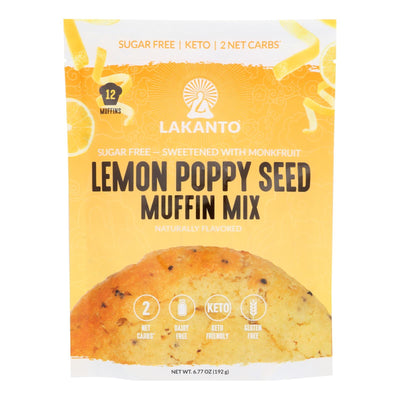 Lakanto - Mix Muffin Lemn Poppyseed - Case Of 8-6.77 Oz - Orca Market