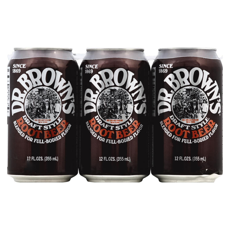 Dr. Brown Draft Style Root Beer - Case Of 4 - 6/12 Fz - Orca Market