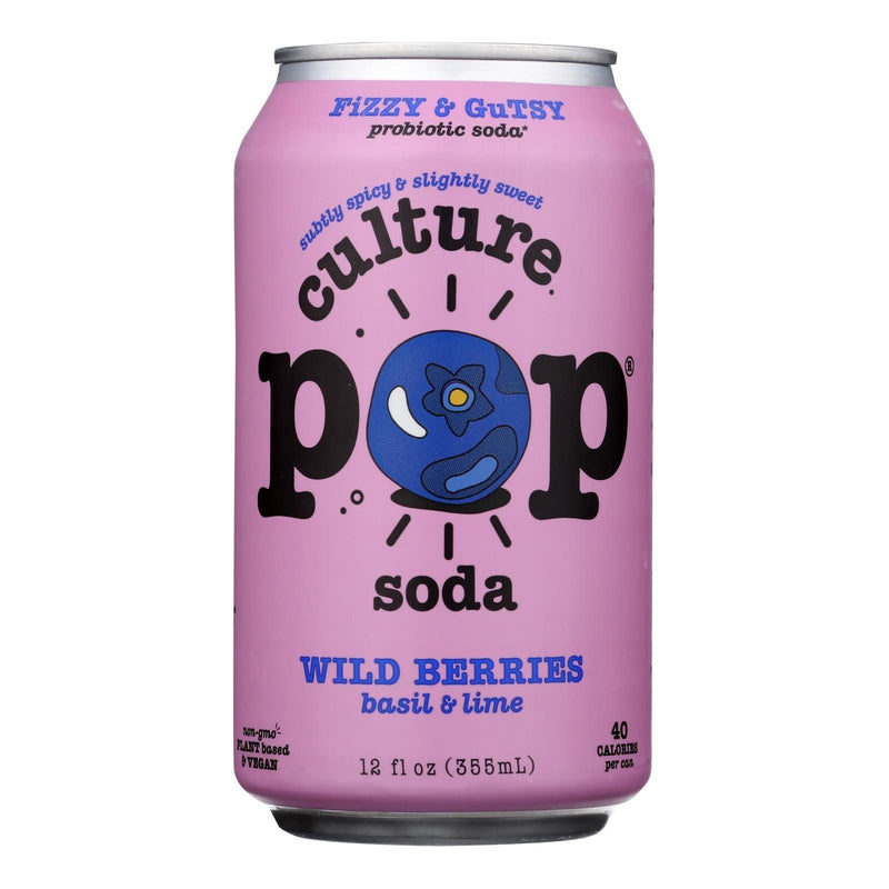 Culture Pop Soda - Soda Wild Berries - Case Of 6-4/12 Fz - Orca Market