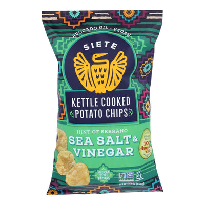 Siete - Ktl/chp Srano Sea Salt Vinegar - Case Of 6-5.5 Oz - Orca Market