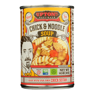 Upton's Naturals - Soup Vegan Chicken & Noodle - Case Of 8-14.5 Oz - Orca Market