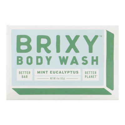 Brixy - Body Wash Bar Mint Euclypt - 1 Each -4 Oz - Orca Market