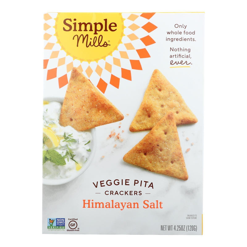 Simple Mills - Cracker Pita Himalayan Sea Salt - Case Of 6-4.25 Oz - Orca Market