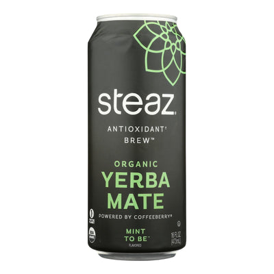 Steaz - Yerba Mate Mnt2be - Case Of 12-16 Fz - Orca Market