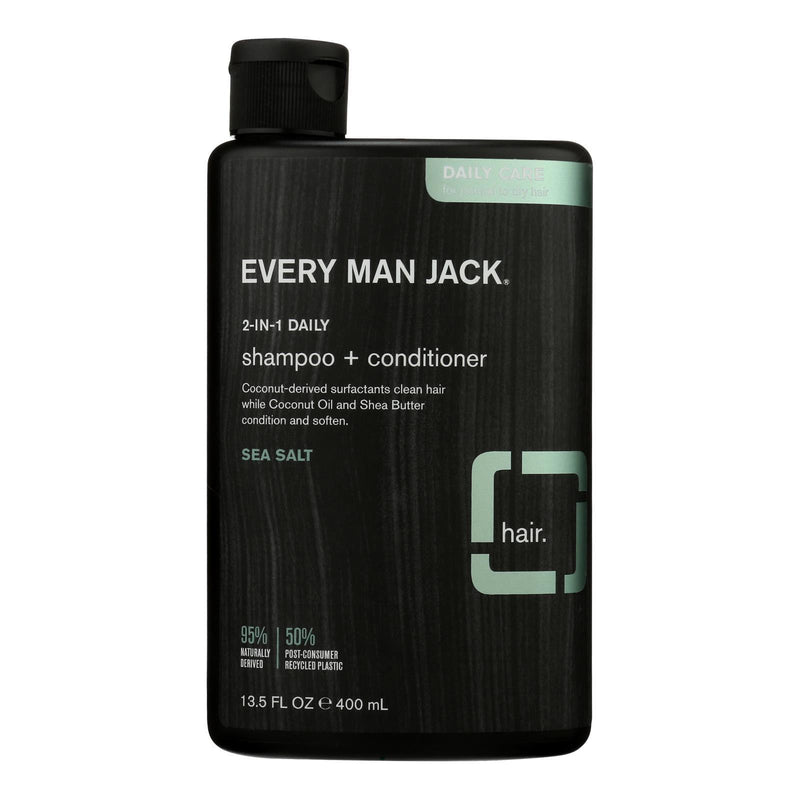 Every Man Jack - Shampoo & Conditioner 2-in-1 Sea Salt - 1 Each-13.5 Fz - Orca Market