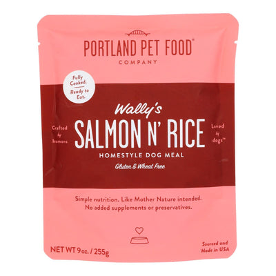 Portland Pet Food Company - Wallys Dg Meal Salmn/rice - Case Of 8-9 Oz - Orca Market