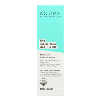 Acure - Oil Organic Essentials Marula - 1 Each -1 Fz - Orca Market