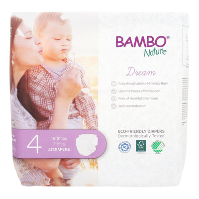 Bambo Nature - Diaper Size 4 - Case Of 6-27 Ct - Orca Market