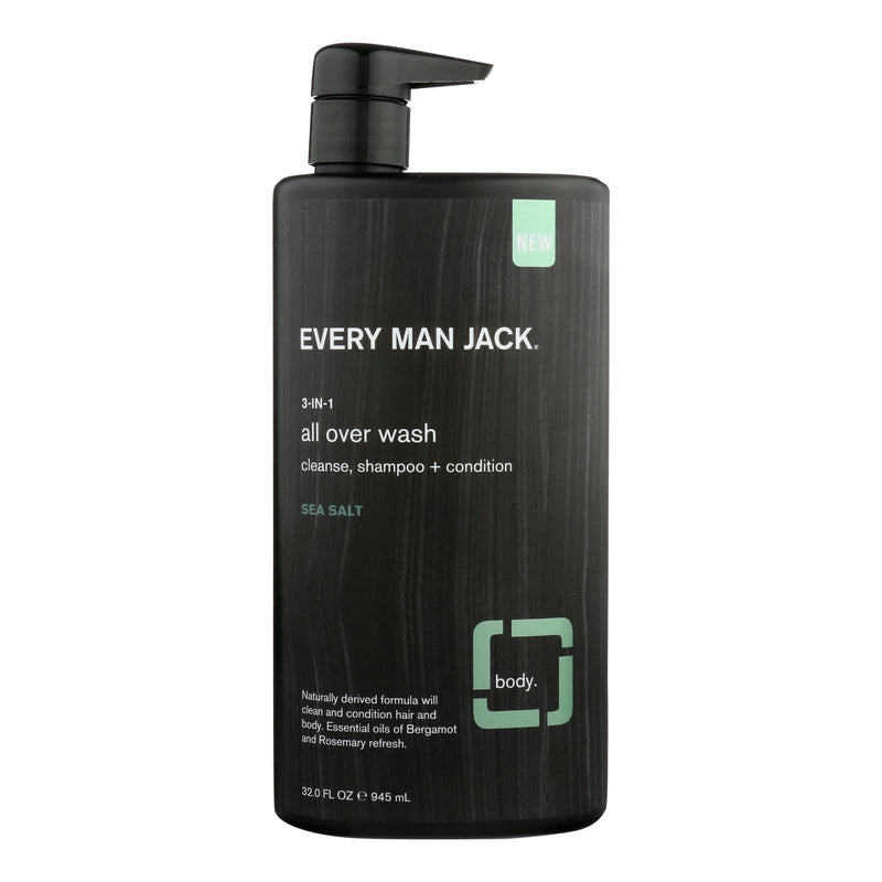 Every Man Jack - All Over Wash 3in1 Sea Salt - 1 Each-32 Fz - Orca Market