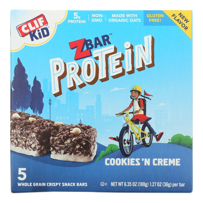 Clif Kid Zbar - Zbar Protein Cky/crm 5ct - Case Of 6-5/1.27oz - Orca Market