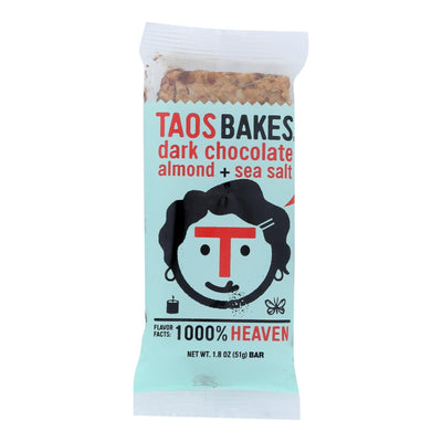 Taos Bakes - Bar Dark Chocolate Almond Sea Salt - Case Of 12-1.8 Oz - Orca Market