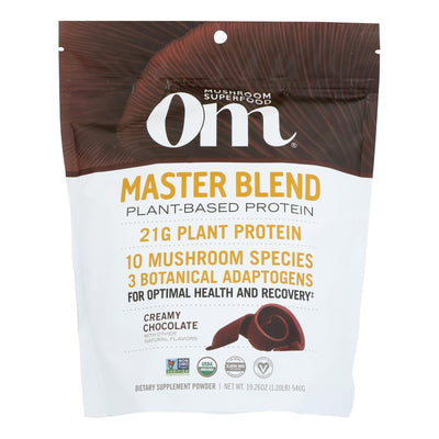 Om - Protein Powder Chocolate - 1 Each-19.26 Oz - Orca Market