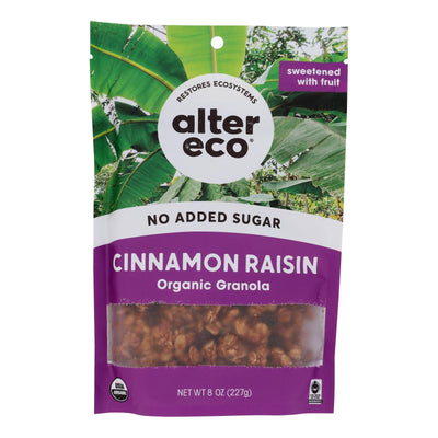 Alter Eco - Granola Cinnamon Raisin - Case Of 6-8 Oz - Orca Market