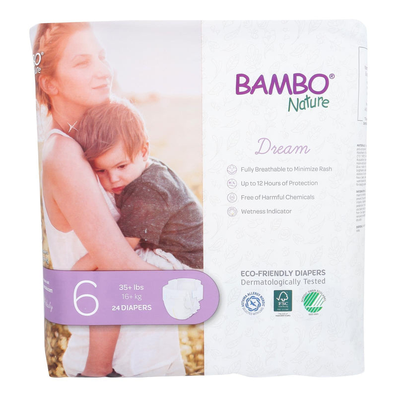 Bambo Nature - Diaper Size 6 - Case Of 6-24 Ct - Orca Market