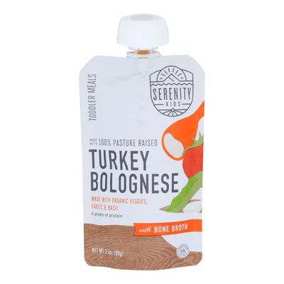 Serenity Kids - Pouch Turkey Blnse Bone Broth - Case Of 6-3.5 Oz - Orca Market