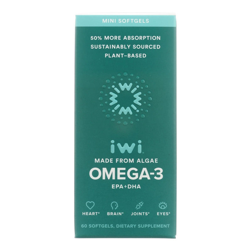 Iwi - Supp Alg Omega 3 Mini Sg - 1 Each-60 Sgel - Orca Market