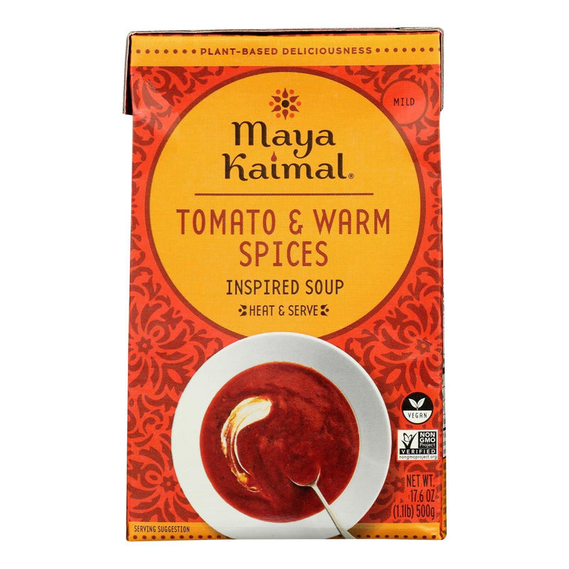 Maya Kaimal - Soup Tomato Warm Spices - Case Of 12-17.6 Fz - Orca Market