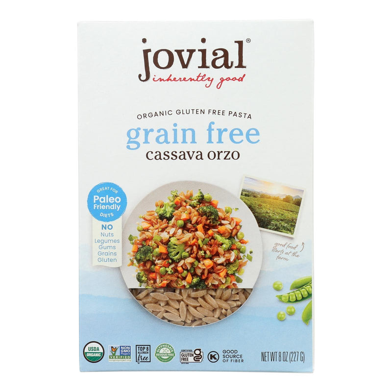 Jovial - Pasta Organic Cassava Orzo - Case Of 12-8 Oz - Orca Market