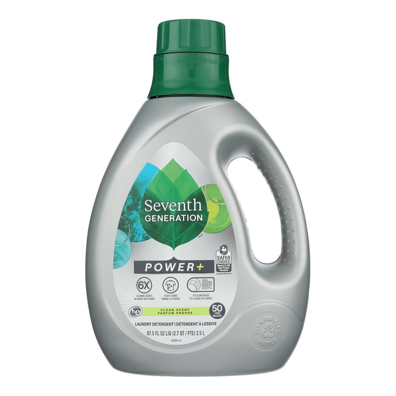 Seventh Generation - Liquid Laundry Pwr Clean Scent - Case Of 4-87.5 Fz - Orca Market