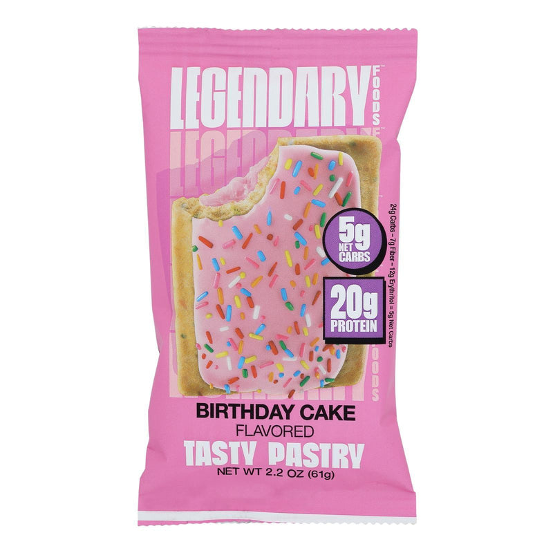 Legendary Foods - Tstr Pastry Birthday Cake - Case Of 10-2.2 Oz - Orca Market