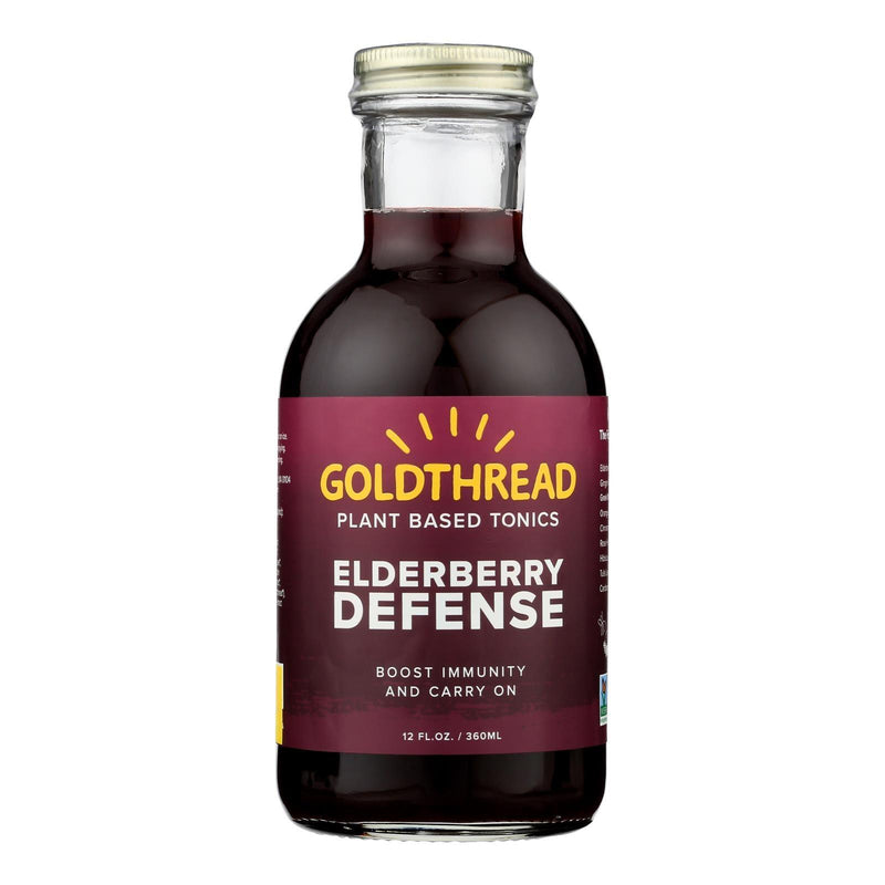 Goldthread - Plant Base Tonic Elderberry Defnse - Case Of 6-12 Fz - Orca Market