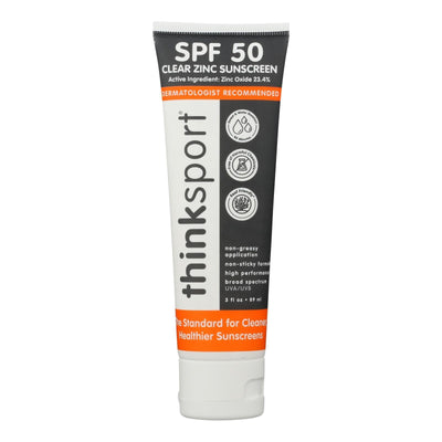 Thinksport - Snscrn Clear Zinc Spf50 - 1 Each -3 Fz - Orca Market