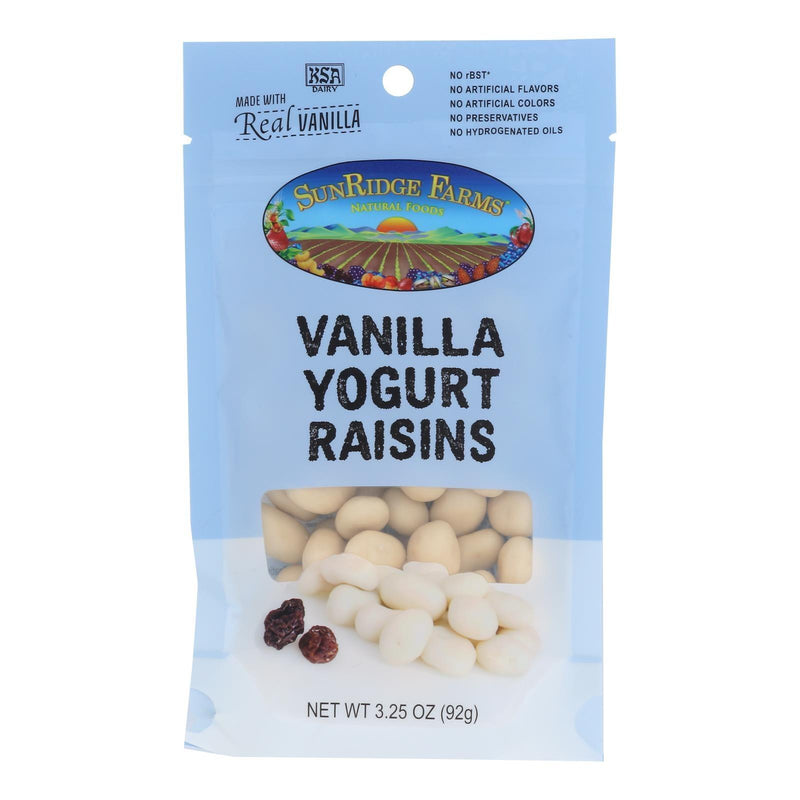 Sunridge Farms Yogurt Raisins - Case Of 8 - 3.25 Oz - Orca Market