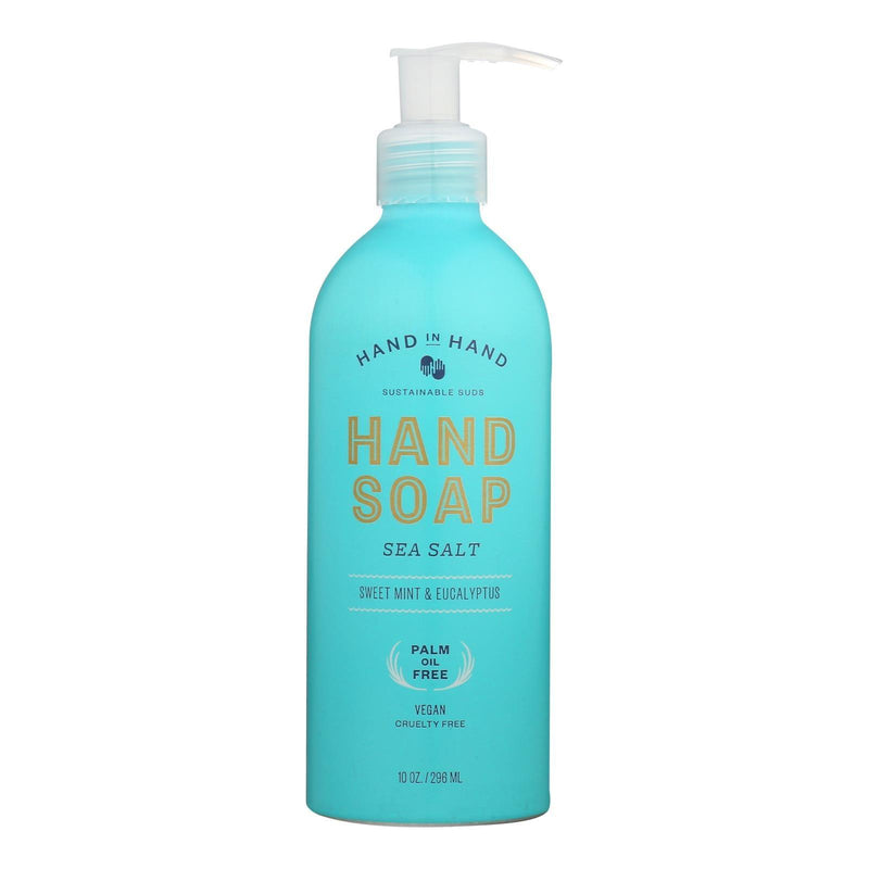 Hand In Hand - Liquid Hand Soap Sea Salt - Case Of 3-10 Oz - Orca Market