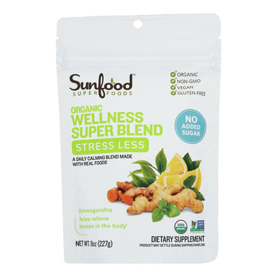 Sunfood - Wellness Blend Stress - 1 Each-8 Oz - Orca Market